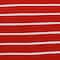 Fabric Merchants White Stripes on Red Double Brushed 4-Way Stretch Fabric